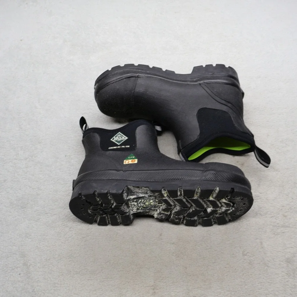 Muck Unisex M5 W6 Work Boots Black Chore Classic Chelsea Waterproof 010021